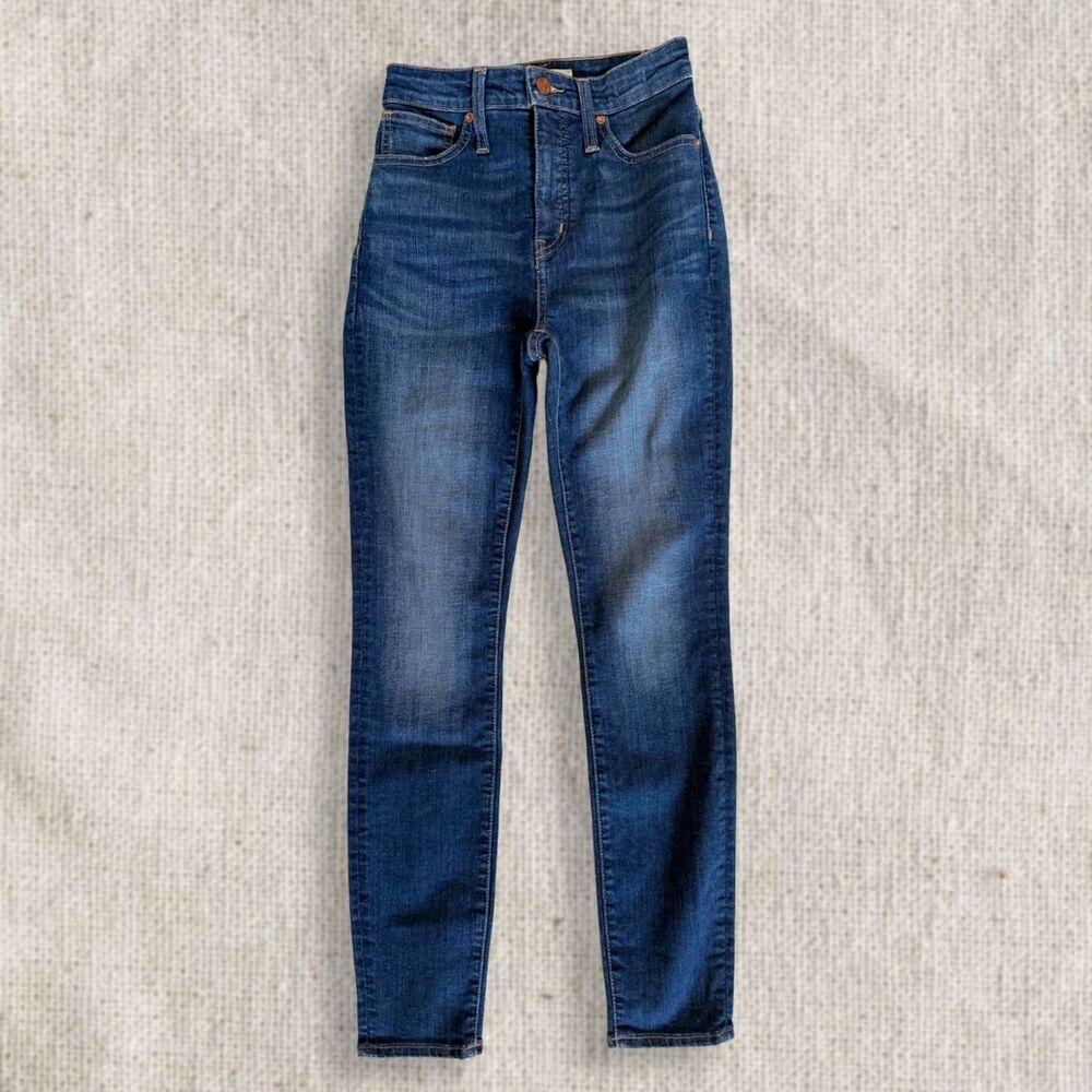 Madewell Curvy High Rise Skinny Jeans 25 / 0 Lightly Worn Soft Stretch Denim